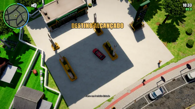 Destino alcançado