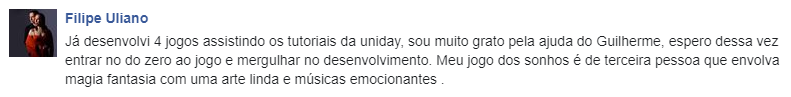 Depoimento de aluno 7