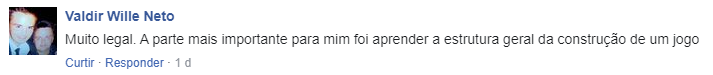 Depoimento de aluno 8