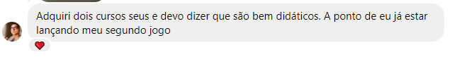 Depoimento de aluno 9