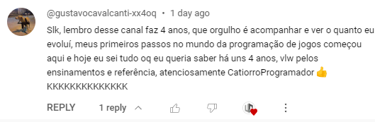 Depoimento de aluno 12