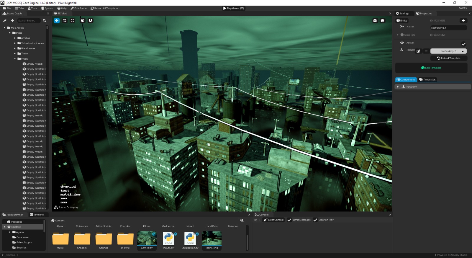 Cave Engine Viewport