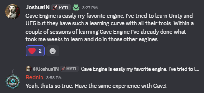 Developer testimonial