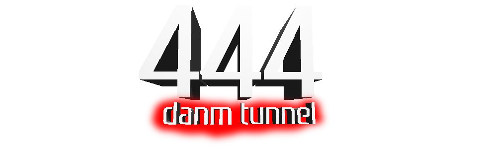 444 damn tunnel Banner